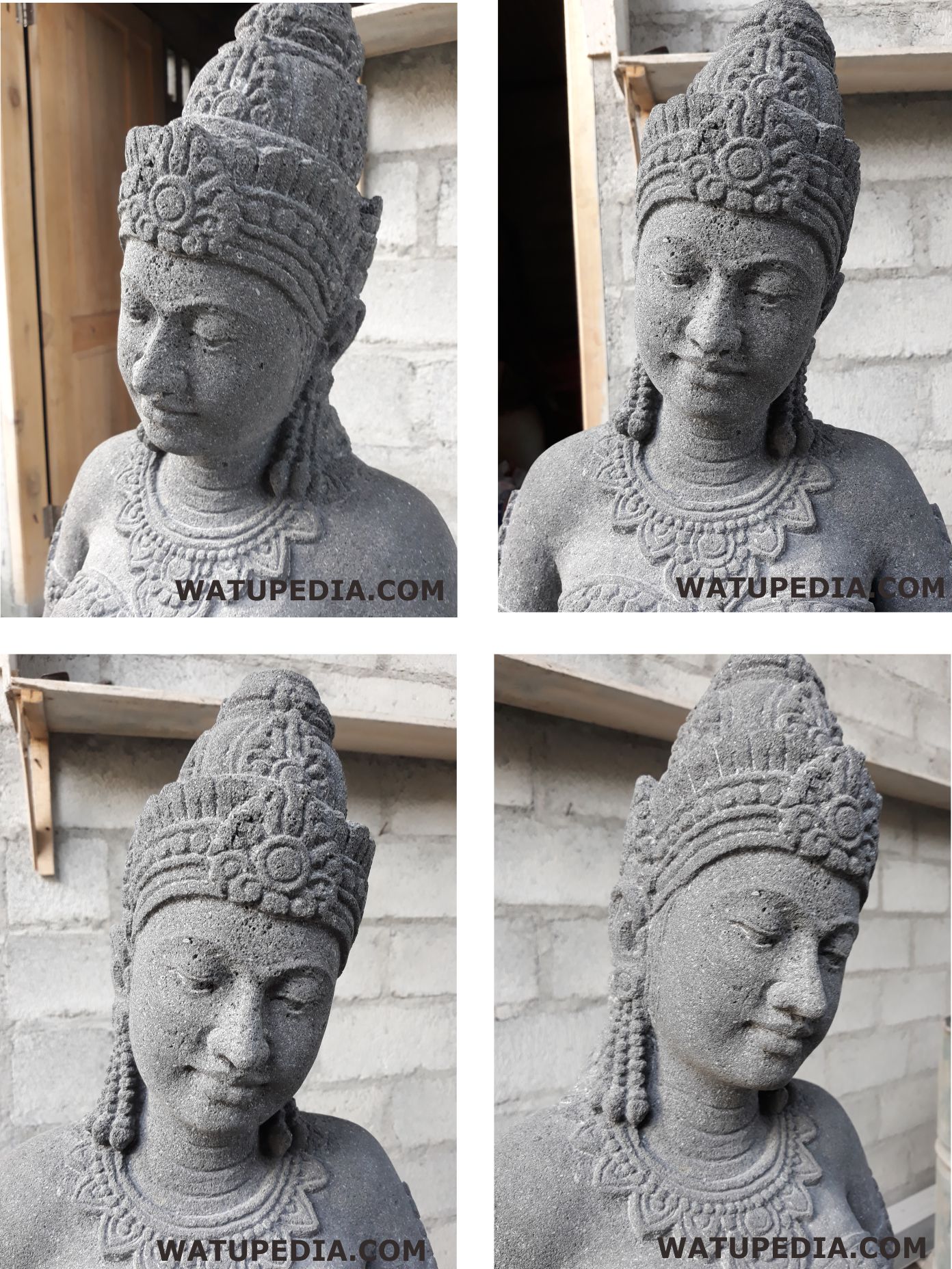 Patung Dewi batu candi Muntilan