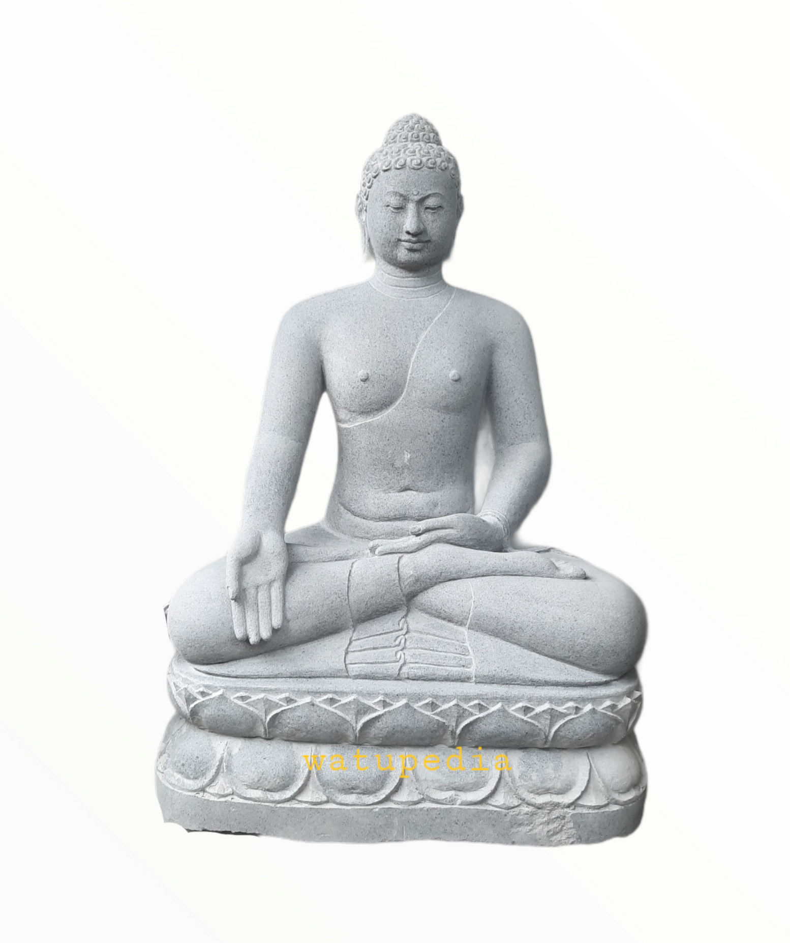 patung buddha batu kali