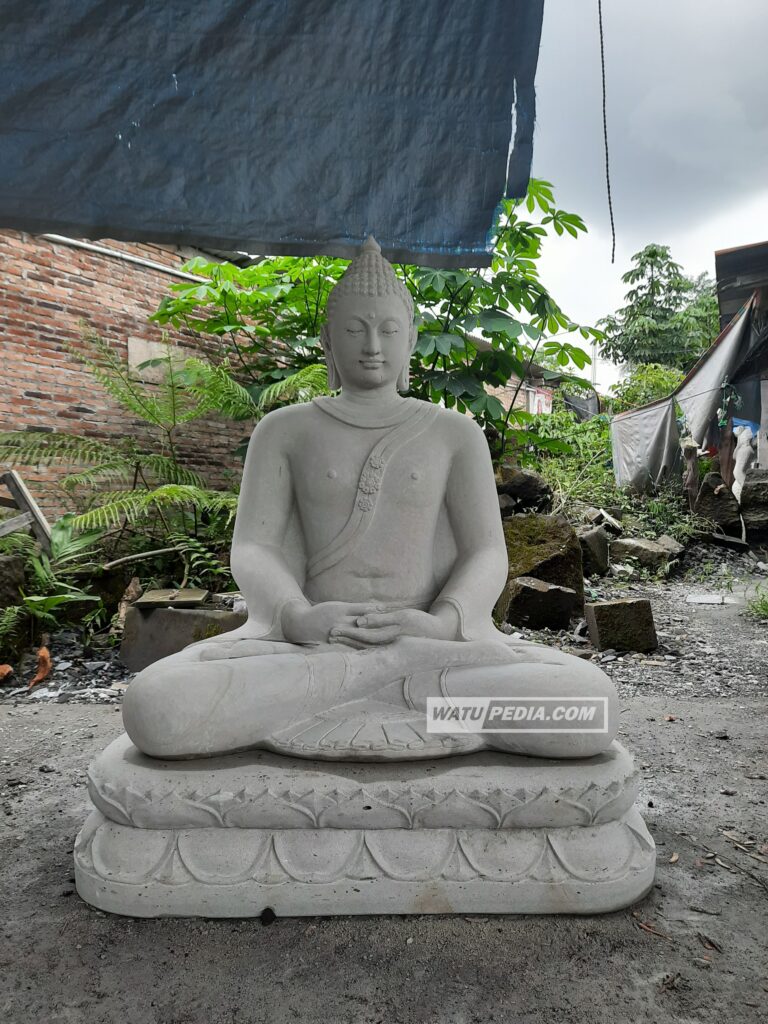 Rupang Budha batu putih super
