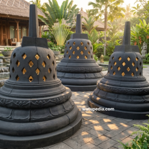 stupa borobudur diameter 2 meter
