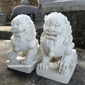 Samsi tinggi 40 cm batu putih super