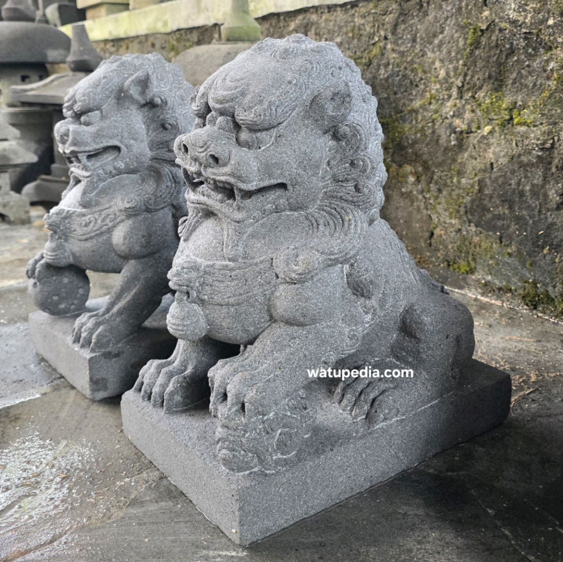 Patung samsi batu candi 40 cm