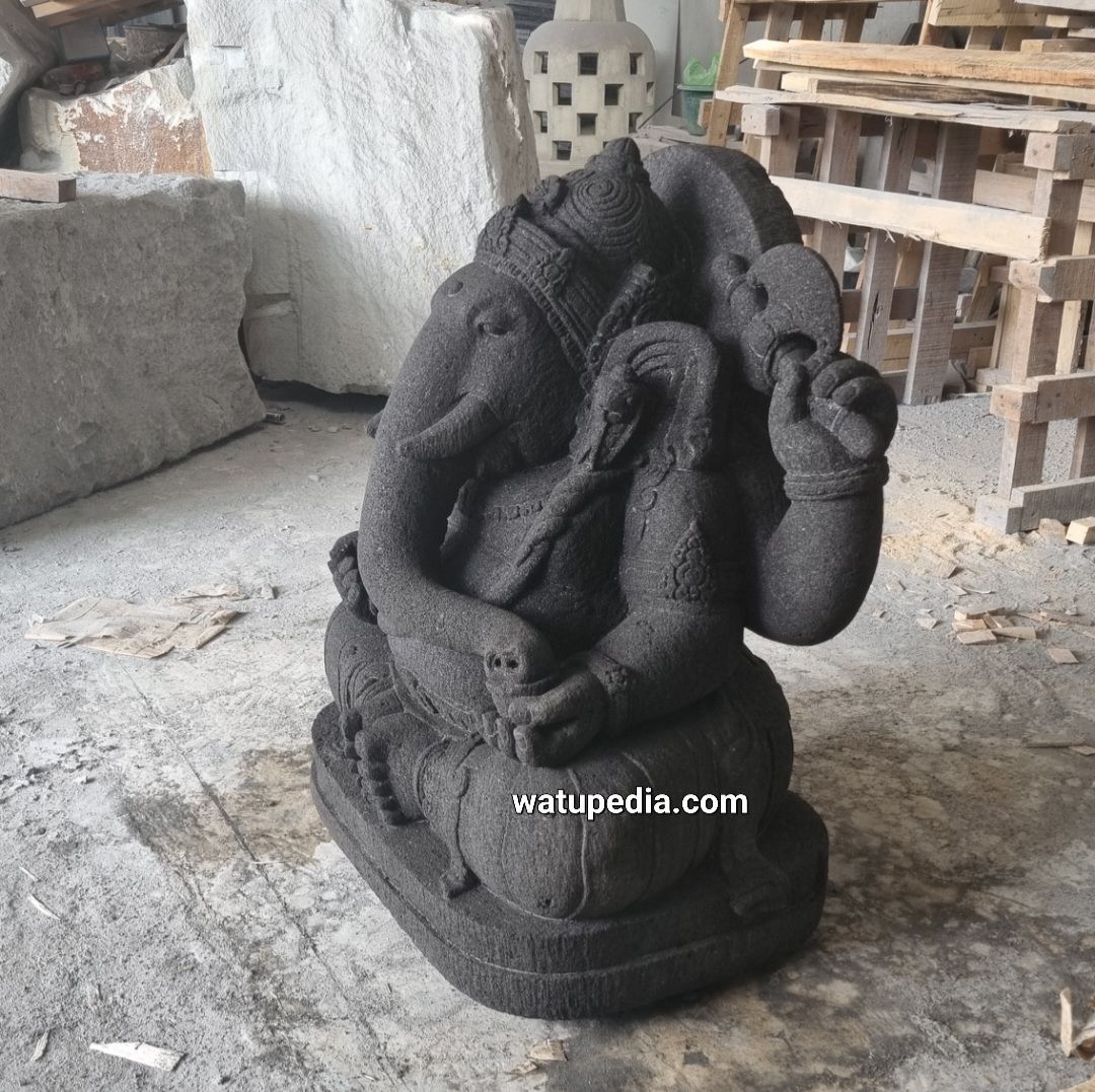 ganesha batu candi 80 cm