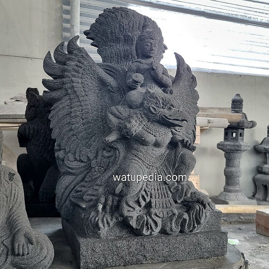 Patung miniatur gwk batu candi tinggi 83 cm
