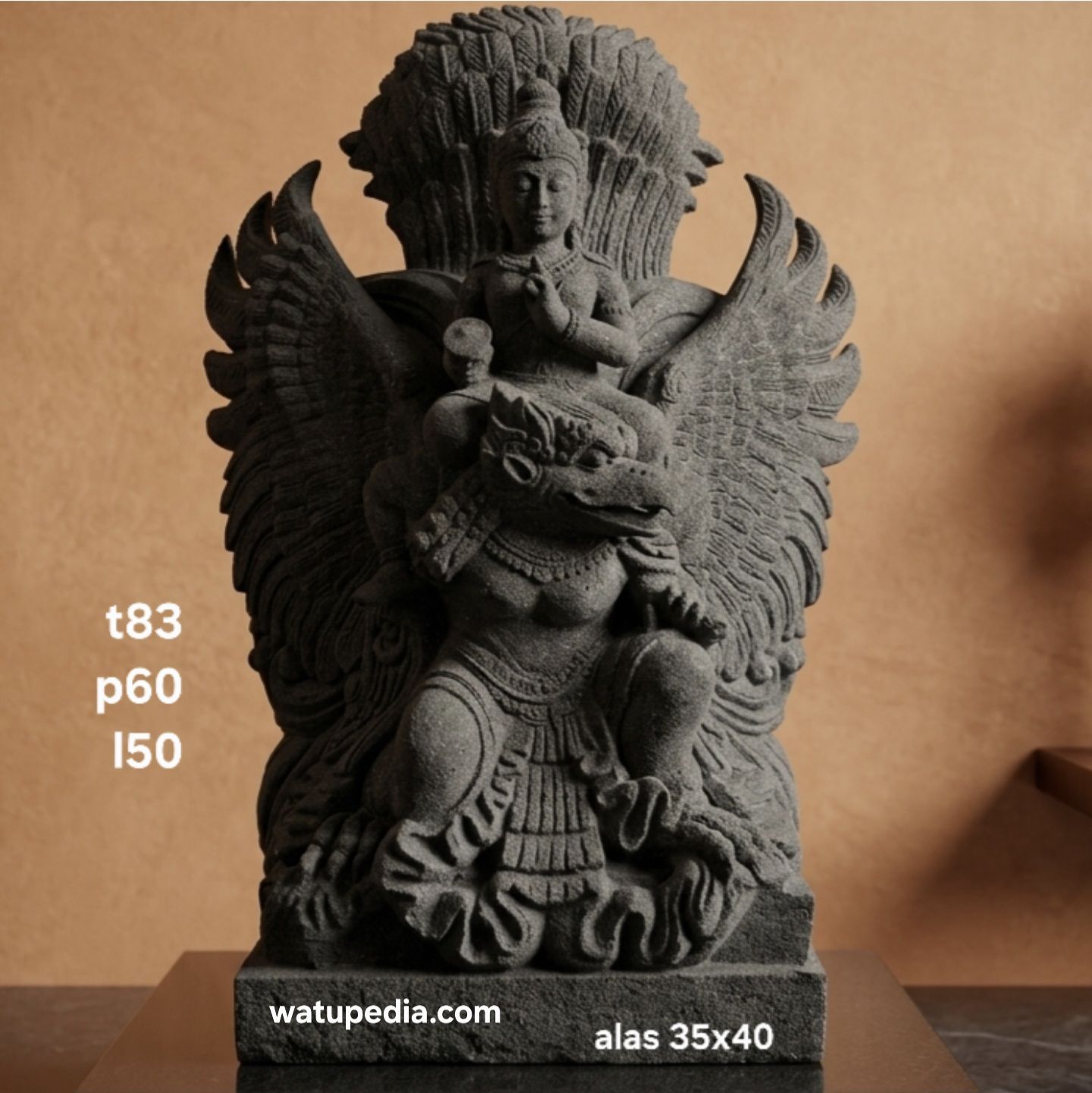 Patung Miniatur GWK batu candi tinggi 83 cm